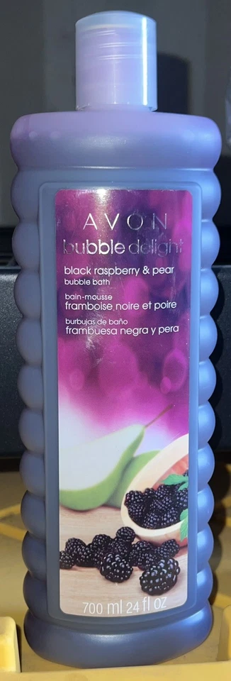 Avon Bubble Delight Black Raspberry And Pear Bubble Bath 24fl Oz New - Image 1 of 1