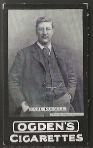 OGDENS TABS-SERIES B 1901-#B108- EARL RUSSELL BIGAMIST BIGAMY