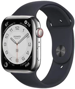 Apple Watch Series 8 41 mm acier inoxydable argent GPS + cellulaire - passable - Photo 1 sur 1