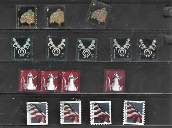 USA 16 different 2004-2011  4  PNC  Definitive Used Stamps  fine - Image 1 of 1