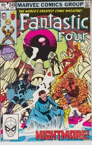 FANTASTIC FOUR 248 1982 GRADED VF JOHN BYRNE CVR MARVEL COMICS GROUP - Picture 1 of 2