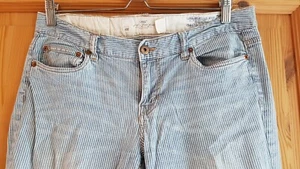 Jeans Skinny H&M Streifen Blau Weiß 40 7/8 - Bild 1 von 7