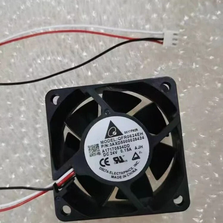 1PCS DELTA QFR0624EH DC24V 0.15A 3-Pin Inverter Cooling Fan Fast Shipping - Image 1 of 1