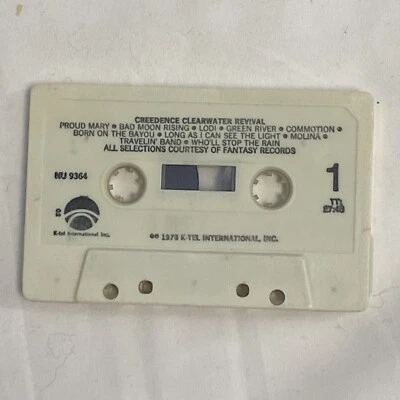 Creedence Clearwater Revival (1978 Cassette) K-Tel Hits CASSETTE ONLY, NO CASE - Image 1 of 4