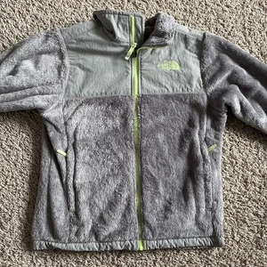 The North Face Girls Large 14/16 Grey Full Zip Jacket - Picture 1 of 6