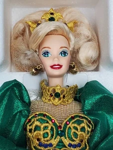 Holiday Jewel Porcelain Barbie Doll Collection, 1995 Mattel 14311 (NEW IN BOX) - Foto 1 di 12