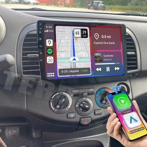 PARA NISSAN MICRA 2005-2007 4+64G ANDROID 14.0 COCHE ESTÉREO CARPLAY GPS NAVEGACIÓN WIFI - Imagen 1 de 19