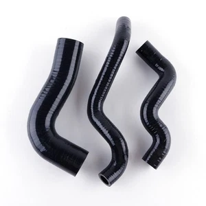 Manguera refrigerante radiador silicona negra para BMW E60 E61 525i 528i 530i serie 5 - Imagen 1 de 7