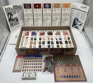 Juego de Mesa Axis & Allies 1987 Milton Bradley Segunda Guerra Mundial Estrategia 99% Completo - Imagen 1 de 14