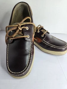 Sperry Top-Sider Bluefish LC Jungen Bootsschuhe 6,5 M Obermaterial Leder braun hellbraun - Bild 1 von 9