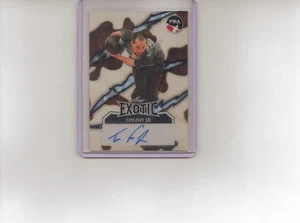 2025 Leaf Eclectic PBA - Tim Foy Jr. - Exotic Cow Refractor Auto #d 1/5 - Picture 1 of 2