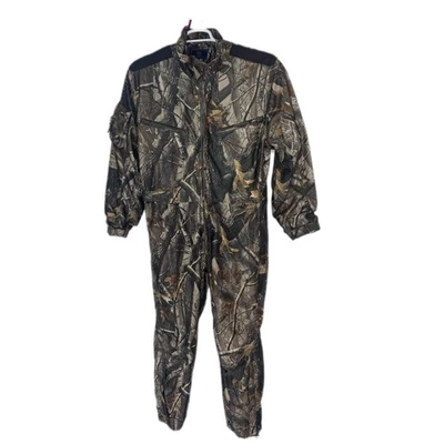 Beretta XL Realtree Camo Hunting Coverall Suit Men’s Zip Pockets Shell Loops - Image 1 of 4