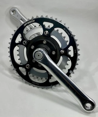 Juego de bielas vintage Schlumpf Speed Drive Road 2 velocidades 110 BCD principios de 1990 Alemania Foto 1 de 4