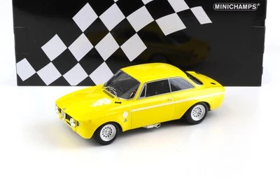 1:18 Minichamps Alfa Romeo GTA 1300 Junior 1971 Giallo - Immagine 1 di 4