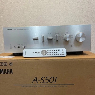 Yamaha A-S501 Natural Sound Integrated Amplifier Silver - Image 1 of 4