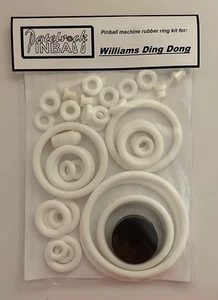 Williams Ding Dong 1968 máquina de pinball kit de anillo de goma - Imagen 1 de 3
