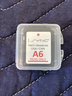 Ford Lincoln I SYNC GPS Navigation SD Card A6 USA Canada FM5T-19H449-AA - Image 1 of 4