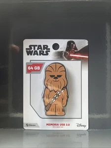 Star Wars Chewbacca USB 2.0 64GB Disney Memory Thumb drive - Afbeelding 1 van 2