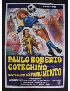 manifesto PAOLO ROBERTO COTECHINO CENTRAVANTI Vitali alvaro calcio A465 - Imagen 1 de 1