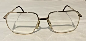 Vintage Christian Dior Monsieur Austria 2462 Gold Frame Eyeglasses 57-18 135 - Picture 1 of 8