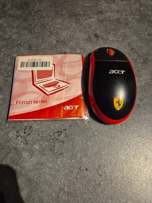 Acer Ferrari Bluetooth Wireless Mouse & Cleaning Cloth + FAST UK 🇬🇧 POST! - Image 1 of 3