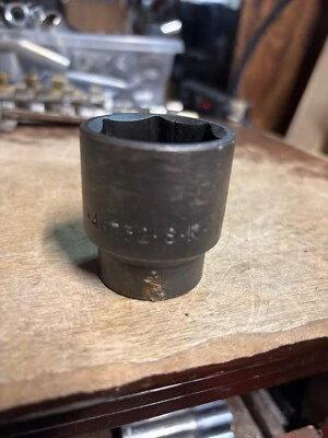 S-K  46232  IMPACT SOCKET 6PT 32MM  1/2" DRIVE  Black Oxide USA Tool - Image 1 of 3