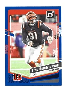 2023 Panini Donruss Press Proof Blue #62 Trey Hendrickson Cincinnati Bengals - Bild 1 von 1