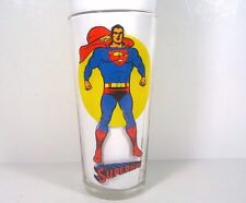 VINTAGE SUPERMAN PEPSI SUPER SERIES MOON GLASS ORIGINAL 1976 CLEAN!