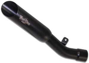 VooDoo Shorty Race Exhaust 2009-2023 Kawasaki ZX-636 ZX6R Black - Picture 1 of 1