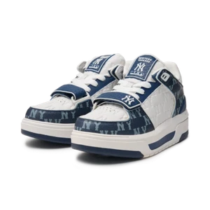 MLB Chunky Liner Mid Classic Monogram NewYork Yankees Sneakers 3ASXCMM4N-50NYS - Picture 1 of 6