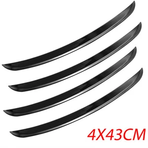 4stk . Gummi Radlauf Verbreiterung Schutzleisten Kotflügel Zierleiste Universal - Picture 1 of 12