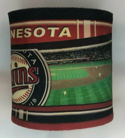 2009 Minnesota Twins Metrodome Insulated Wrap Can Cooler Holder Hunter Cover