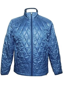 New Oakley Mens Blue Puffer Wind Jacket Down Alternative X-Large Lightweight - Picture 1 of 5