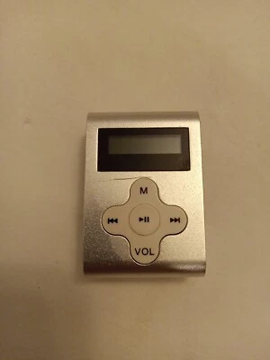 Eclipse CLD Mini MP3 Audio Player 4GB Music Media Clip Silver USED - Image 1 of 4