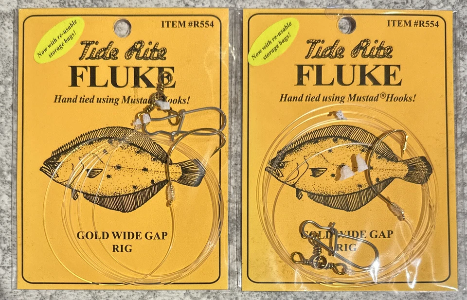 2 paquetes de plataformas Fluke de agua salada Tide Rite R554 Foto 1 de 1