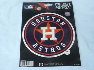 HOUSTON ASTROS  Die-Cut WINDOW DECAL  w/ glitter effect   by Rico  NEW! - Picture 1 of 1