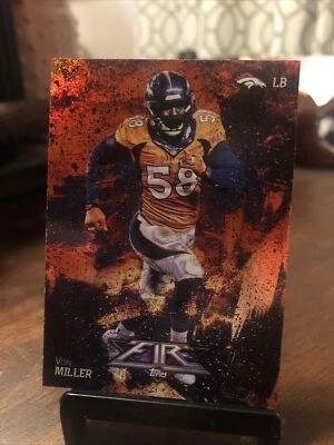 Von Miller 2014 Topps Fire Flame #81 Broncos Rams - Image 1 of 2