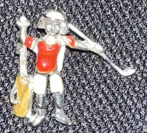 Women Golfer Articulating Arms & Leg Brooch/Pin - Picture 1 of 7