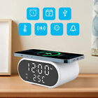 2-in-1 Alarm Clock Wireless Charger 15W Office Desktop Charger With Clock LE AUT