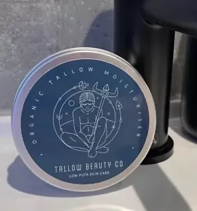 Organic Tallow Balm 100% Grass Fed Moisturiser For Dry Skin/Eczema 100ml. - Picture 1 of 7