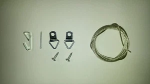 Pre-Pack Poly Bags Art Framing Hanger,FrameHanger KIT - Picture 1 of 2