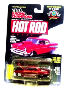 KKar Racing Champions - Revista Hot Rod 1998 - Ford personalizado de los años 50 - Borgoña - Imagen 1 de 5