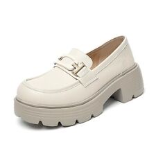 Platform Loafers WomenWomen High Heels Spring One Foot British Style Women Shoes