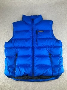 Ralph Lauren RLX Puffer Vest Mens 2XL XXL Blue Down Insulated Sleeveless Zipper - Picture 1 of 24