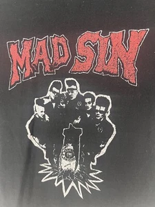 Vintage Mad Sin Band Pyschobilly Men’s Small T-shirt Punk Rock - Picture 1 of 3