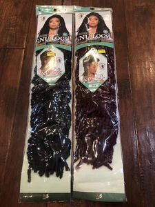 Bobbi Boss Nu Locs Black Lightweight 18 Inch Hair Extension Color 2 Color Bug - Picture 1 of 5