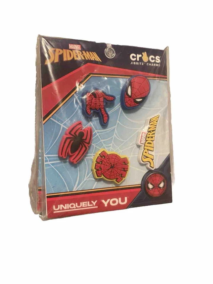 Crocs Jibbitz Dijes Spiderman - Paquete de 5 Jibbitz para Crocs Foto 1 de 1