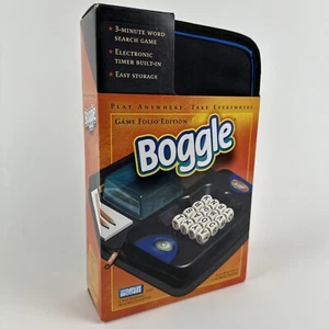 New 2003 Boggle Game Folio Edition. Hasbro With Travel Case - Picture 1 of 1