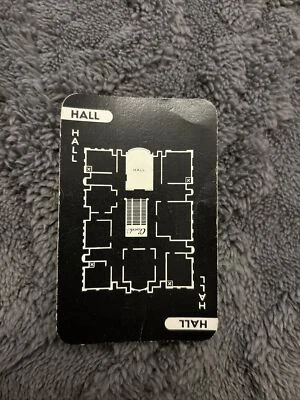 Cluedo Spare Parts Cards & Weapons Pieces Spares Replacement Board Game - HALL - Image 1 of 2