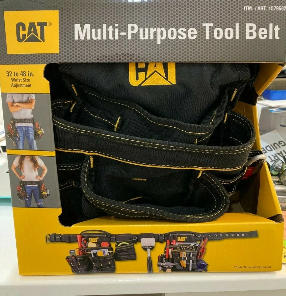 NEW - CAT CATERPILLAR Tool Belt Muti-Purpose - 32 To 48 inches  - Image 1 of 3